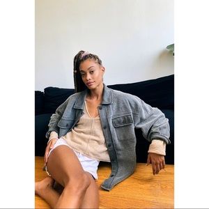 Free People Ruby Jacket - Eucalyptus Oak